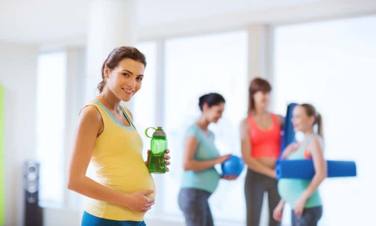 गर्भावस्था के दौरान व्यायाम करें