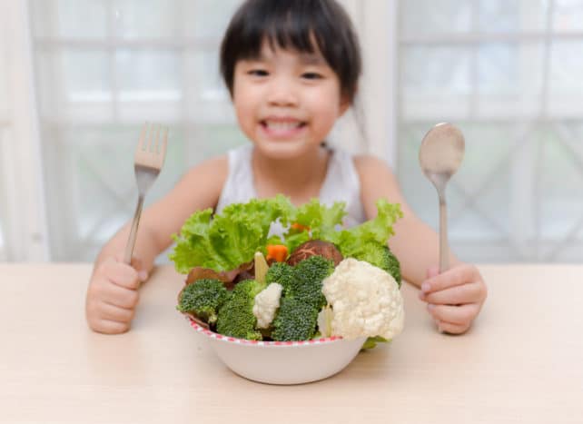 बच्चों के लिए स्वस्थ आहार आदर्श शरीर का वजन